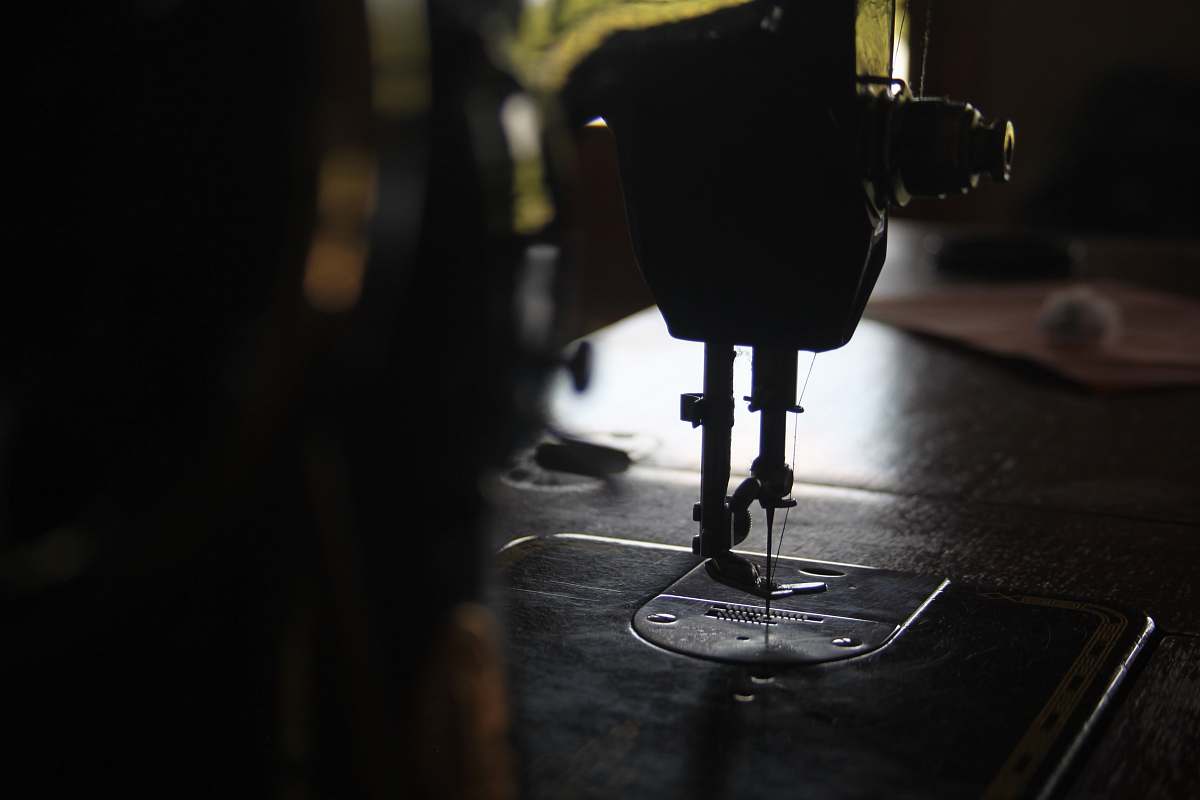 machine black treadle sewing machine sewing